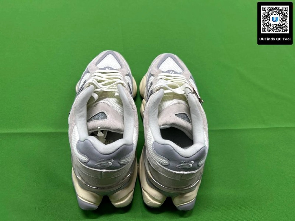A rear pair photo is useful for checking whether the two shoes look consistent in the same lighting.