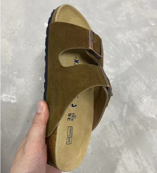二扣茶色/牛反绒