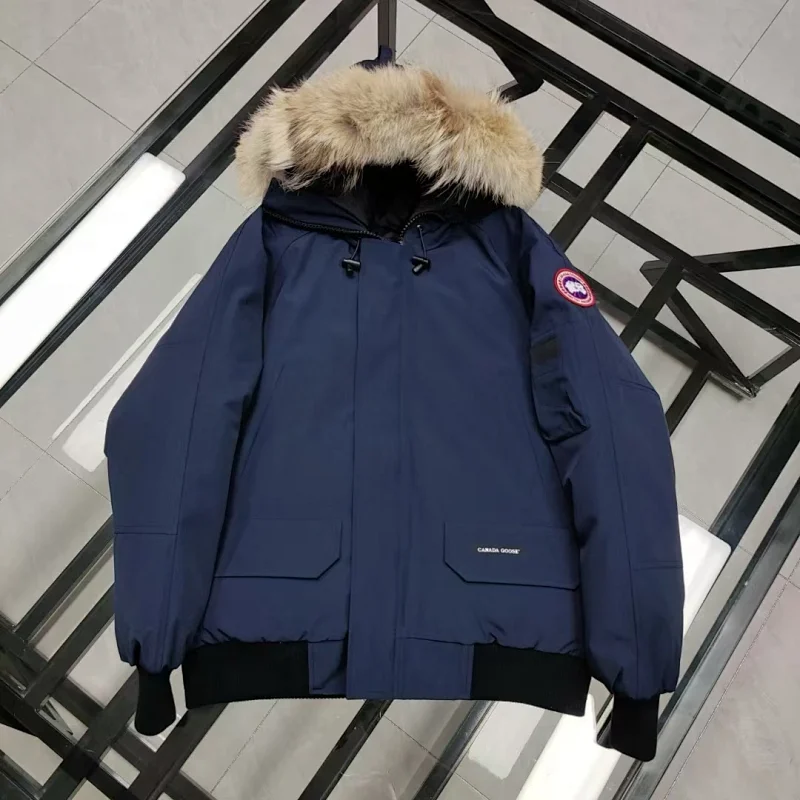 羽绒服大鹅夹克-深蓝