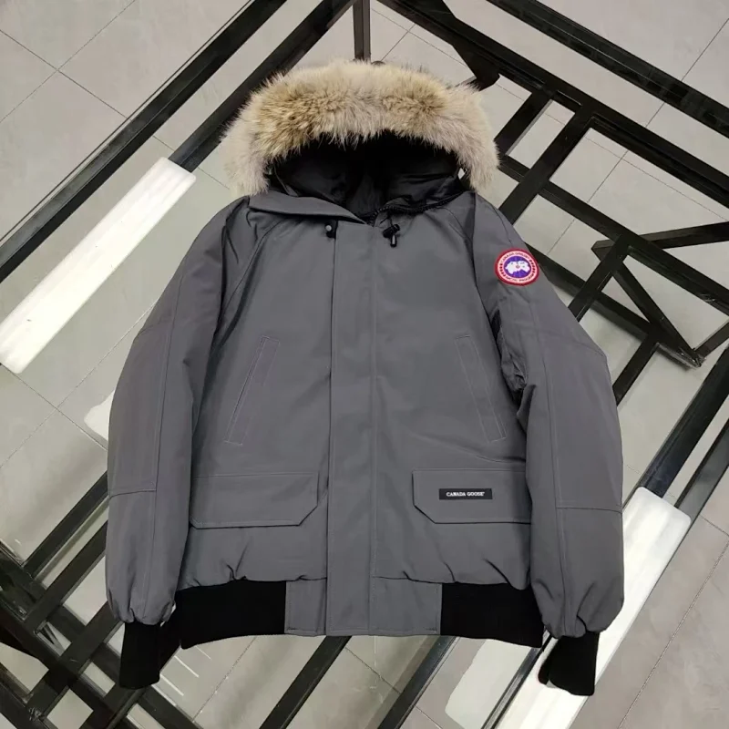 羽绒服大鹅夹克-灰色