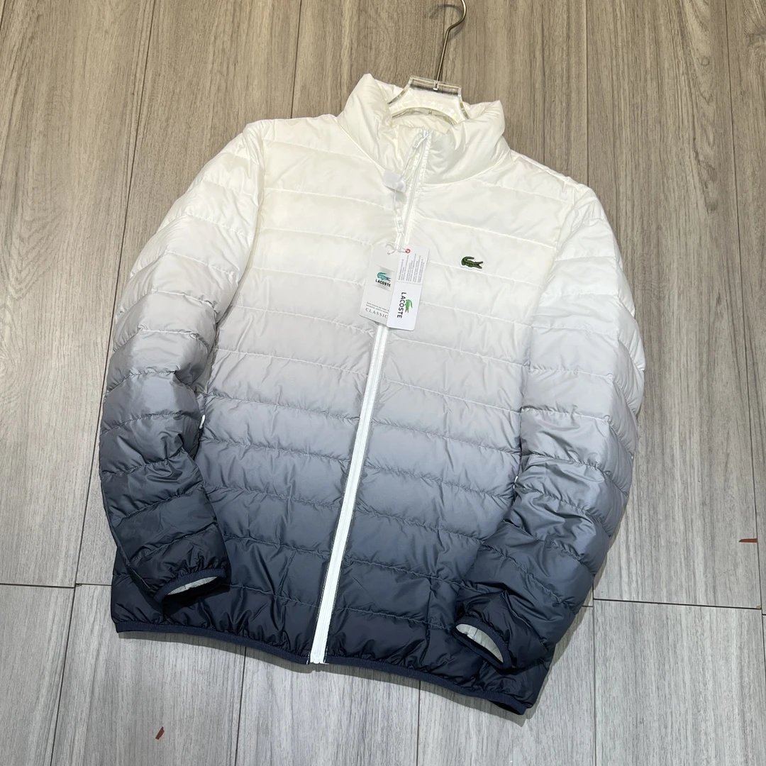 L鳄加厚羽绒服渐变