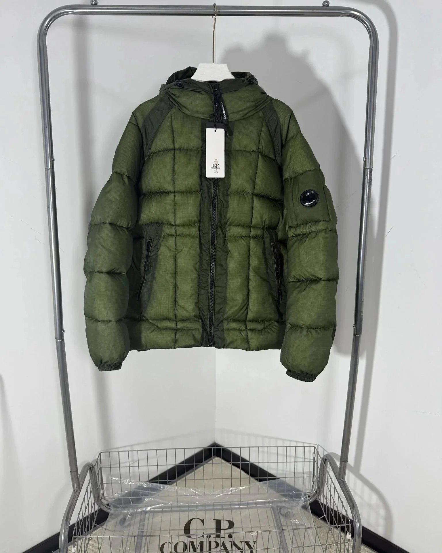 C羽绒服绿色2