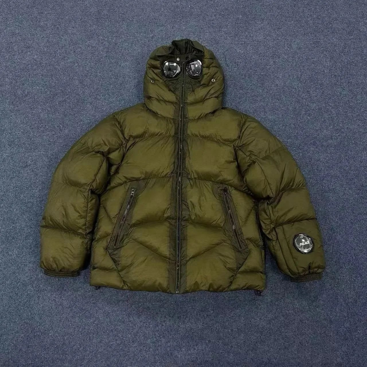 C羽绒服橄榄绿（有护镜）