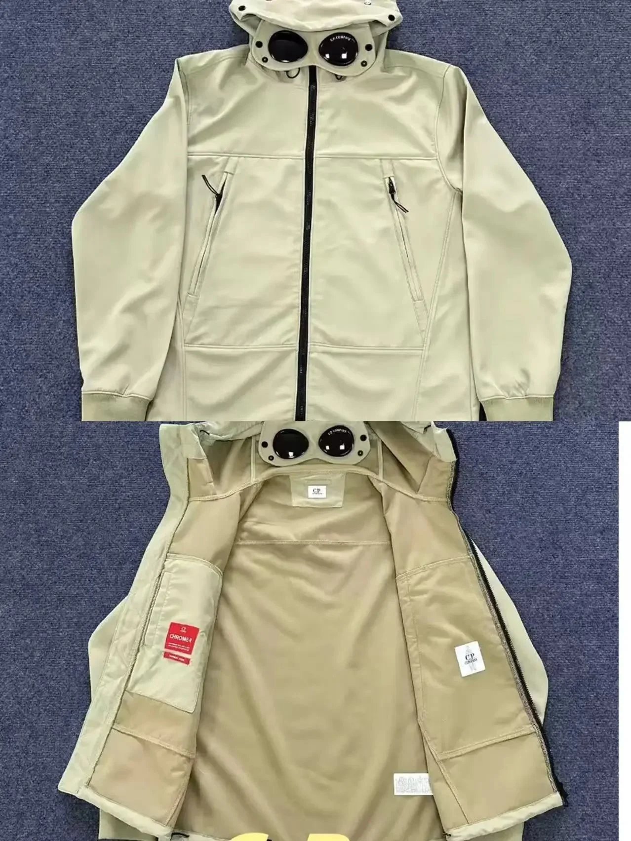 C淡黄色夹克