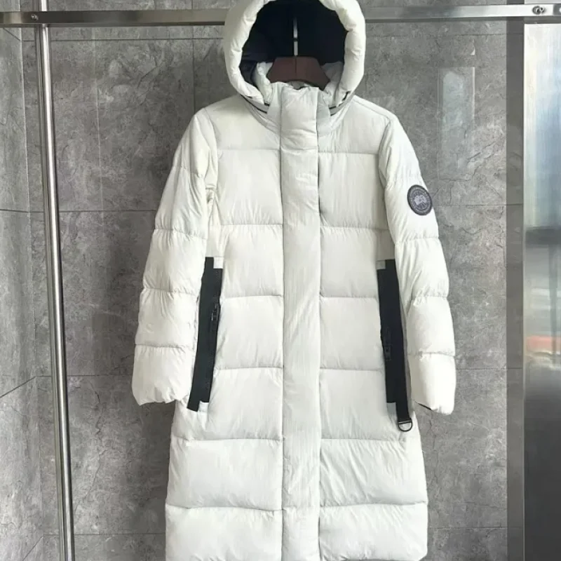 C鹅长款白色黑标