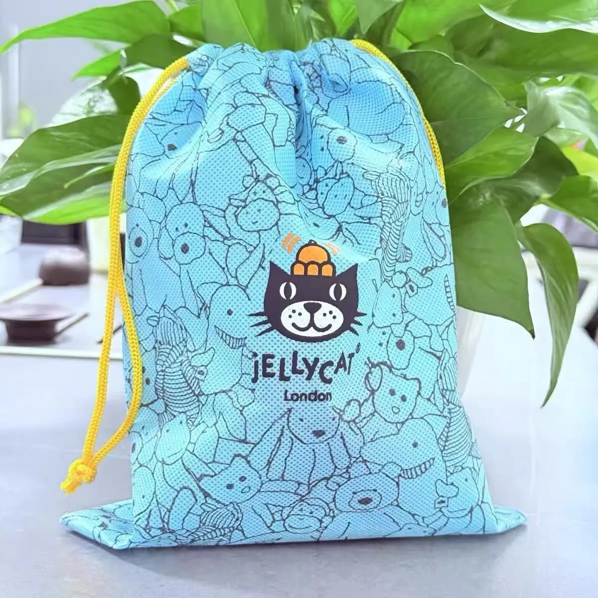 蓝色防尘袋