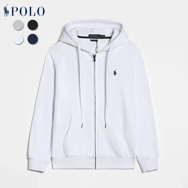 白色拉链  hoodie