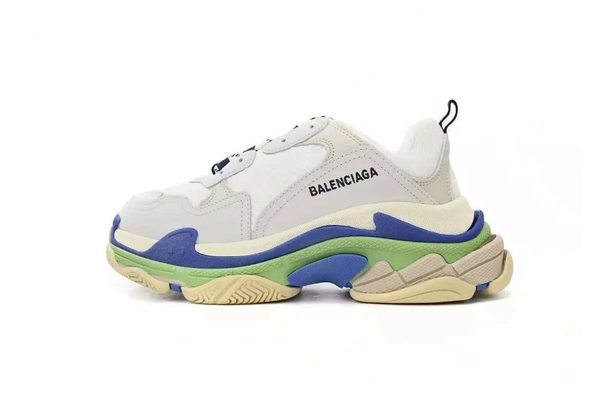 White Blue Green