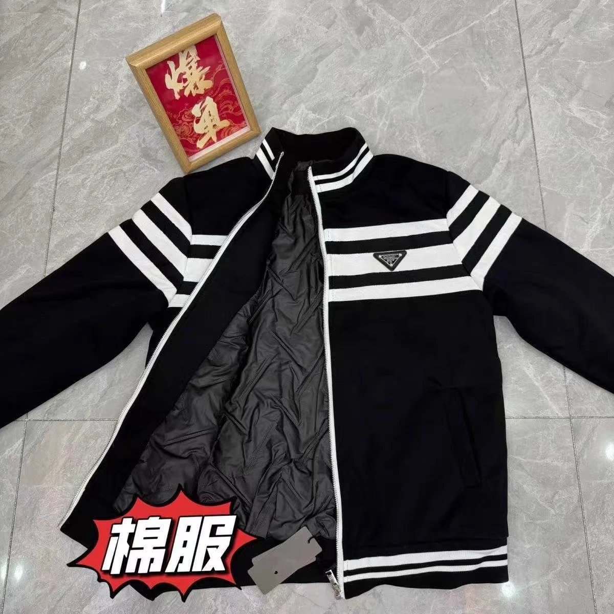 加棉夹克上衣2