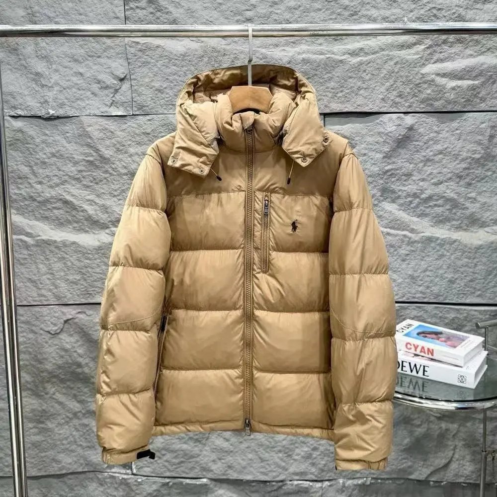 最高品质-90%白绒-卡其色