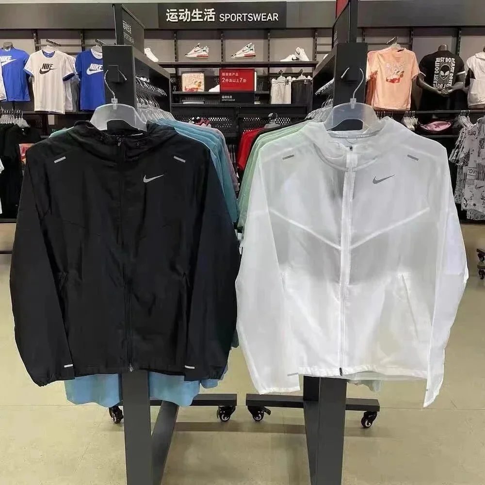 NK长袖防晒服白色