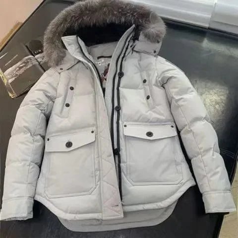 女短款银银灰色