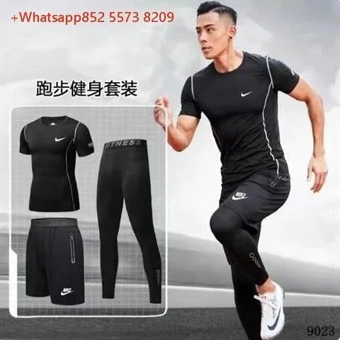 NK黑色短袖三件套