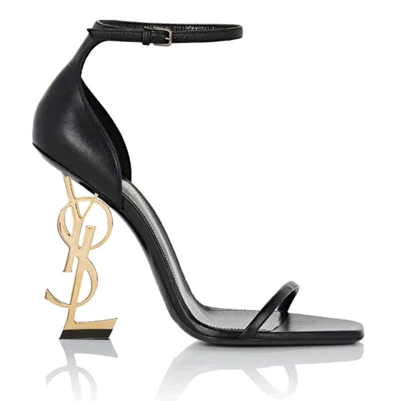 Black matte (gold heel 8.5cm)