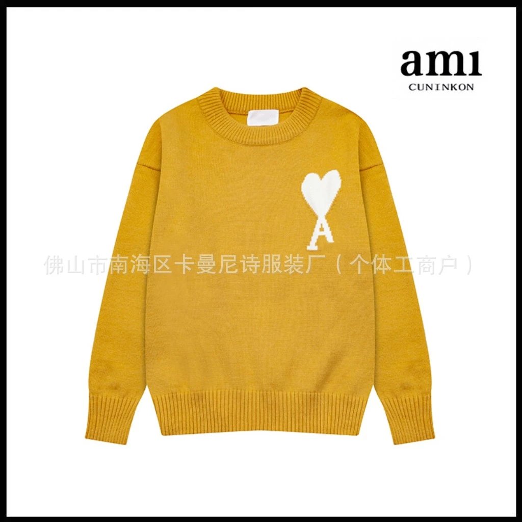 Turmeric [A8143 Crew-Neck Jacquard Cloud Style]