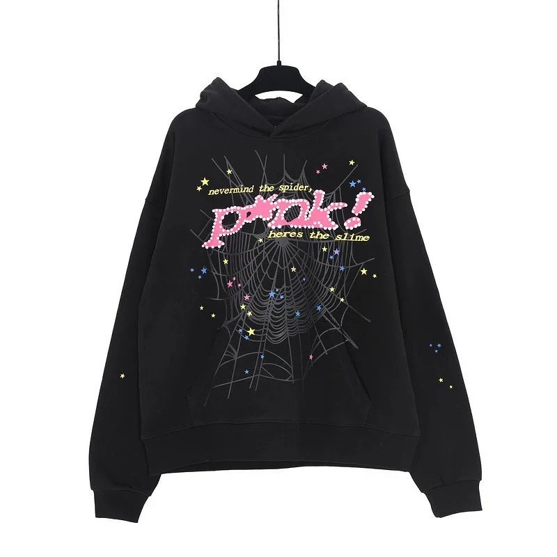 Spiderweb Black (Black Hoodie)