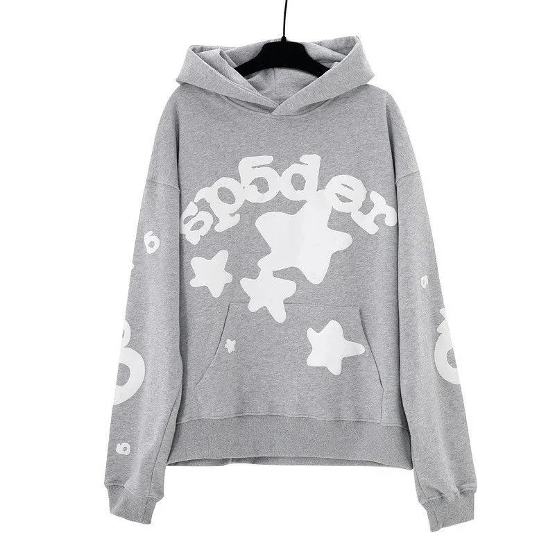 Stars (Light Gray Hoodie)