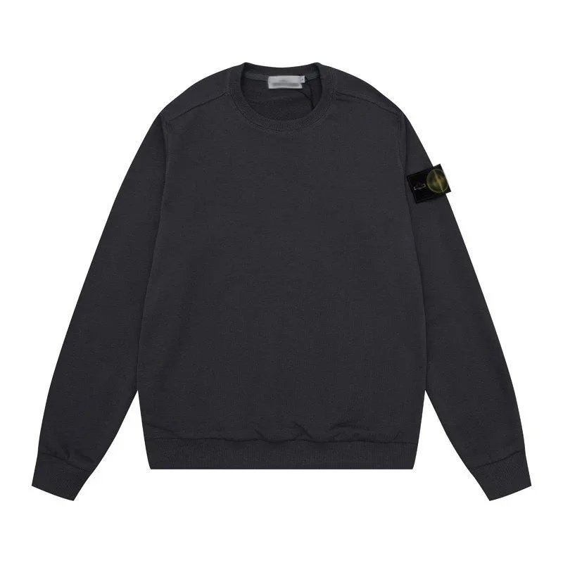 Dark gray long-sleeved