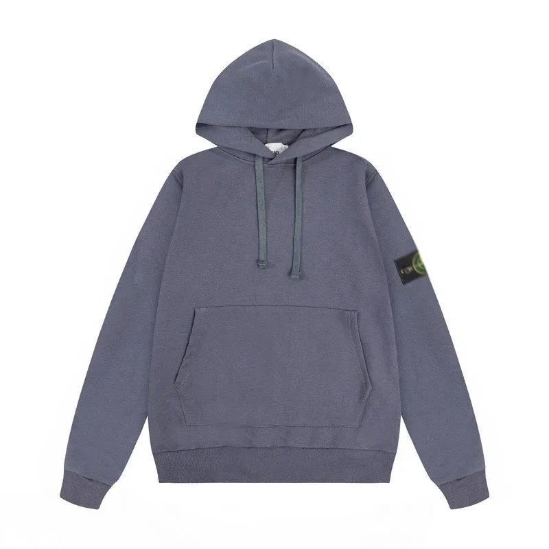 gray blue hooded