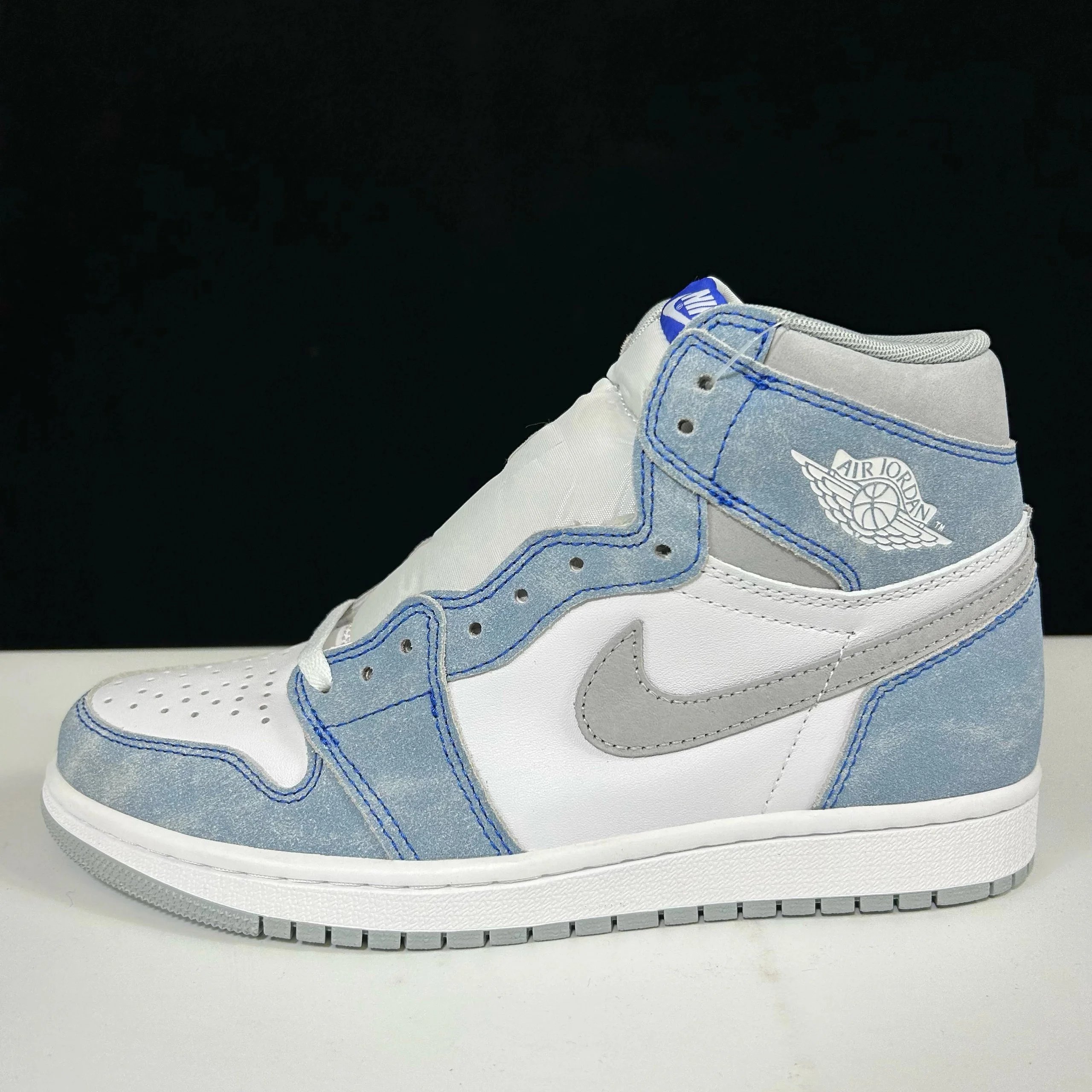 Washed blue