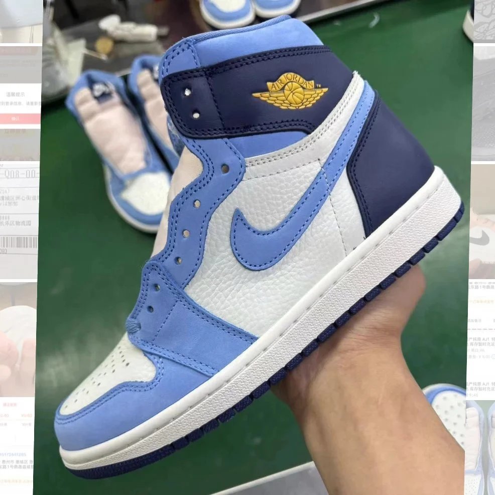 White and blue
