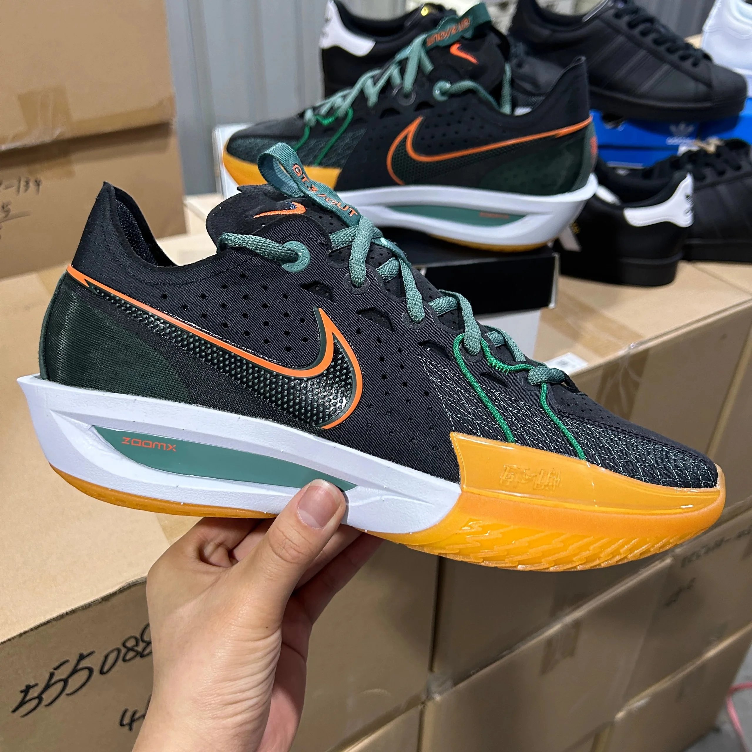 GT3 Black Green Orange