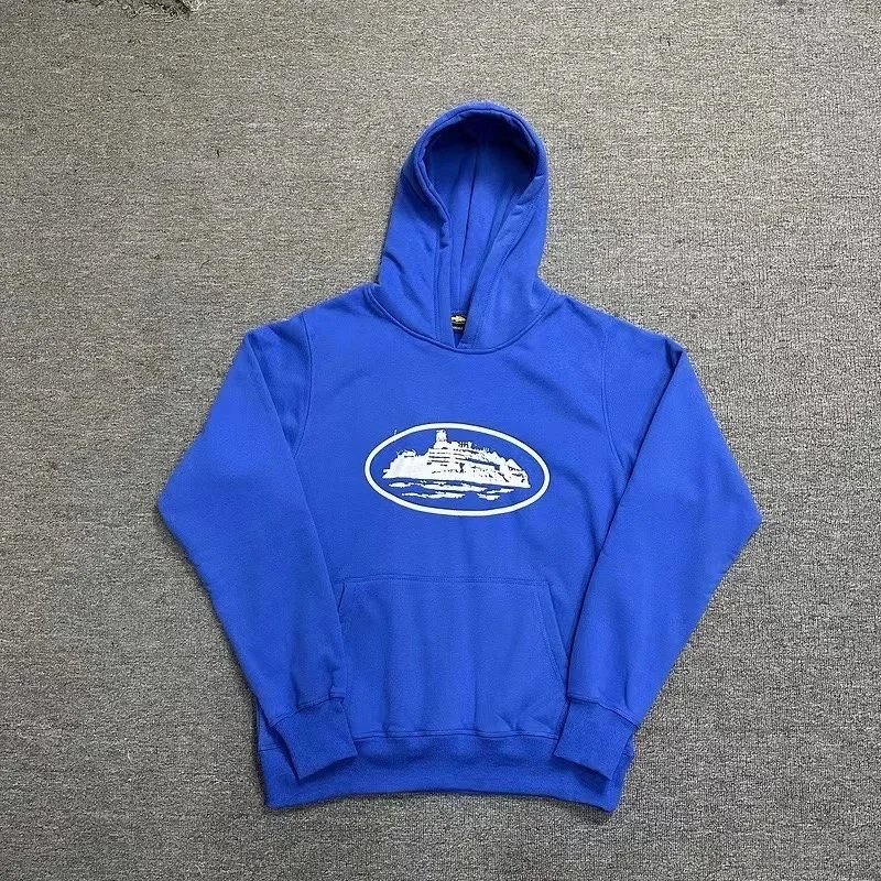 Blue hoodie