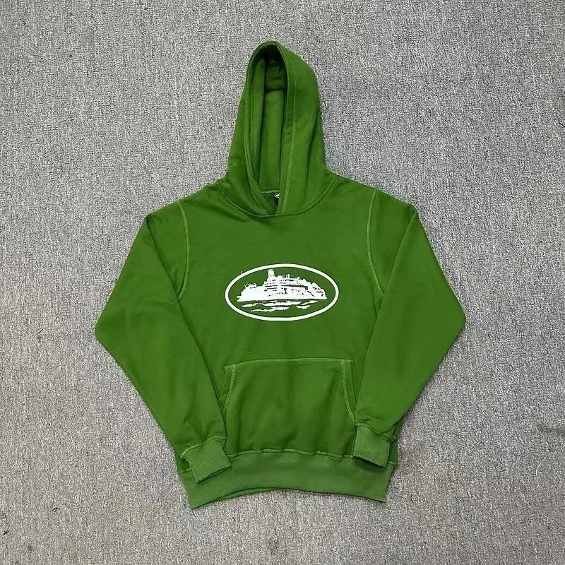 Green hoodie