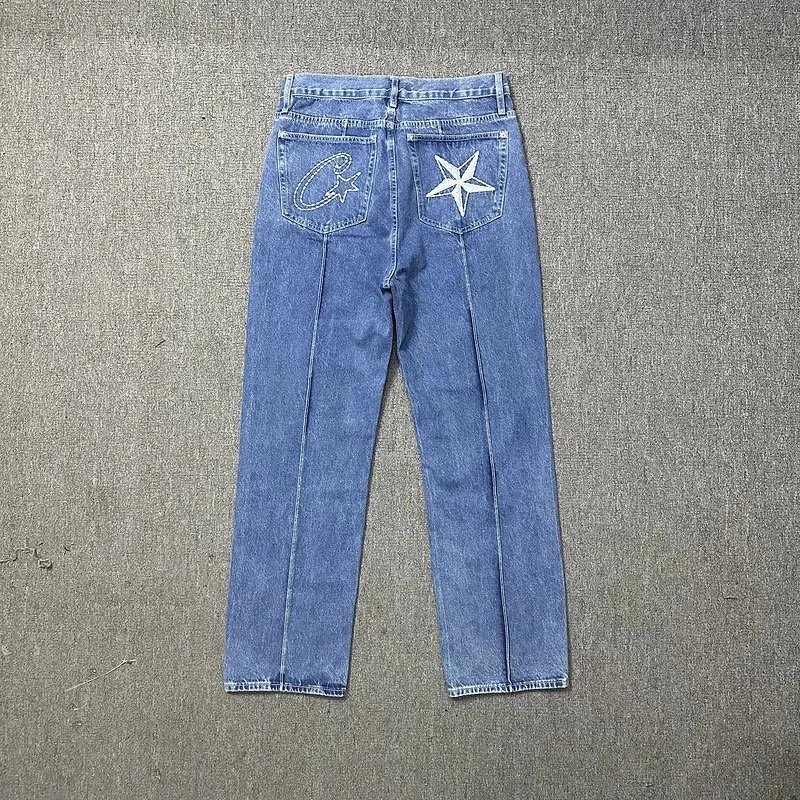 2 blue pants
