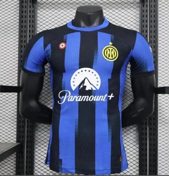 Inter’s home stadium features advertising.