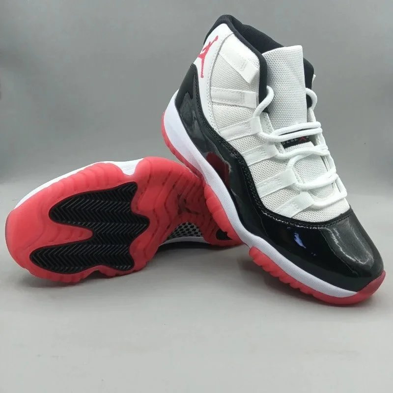 aj 11-Black Red Kang Buckle
