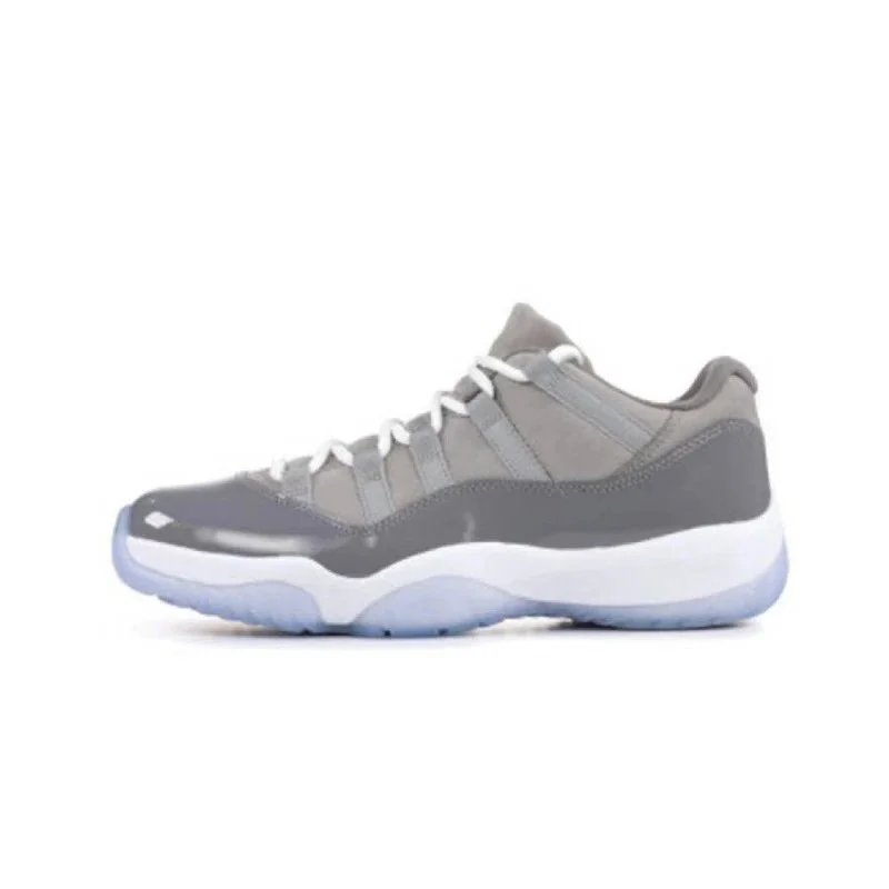 aj 11-Low-top cool gray