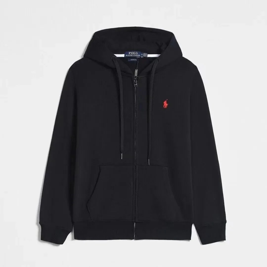 Black with a red label