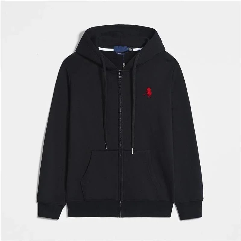 Zipper black red