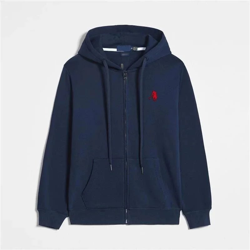 Zipper royal blue red