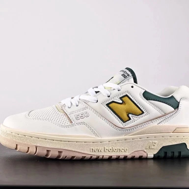 550 x Aime Leon Dore White, Yellow, and Green BB550OA2