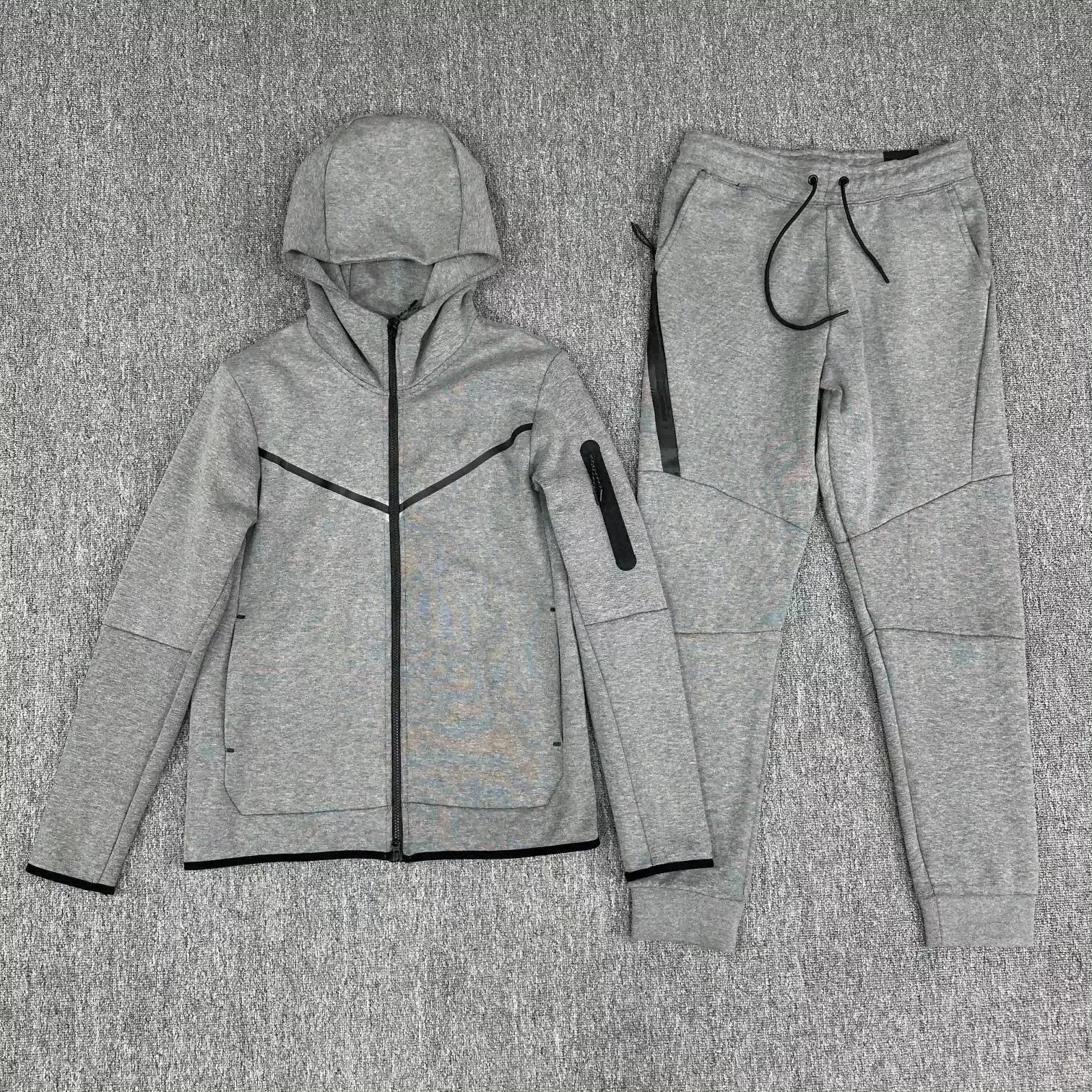Dark gray suit