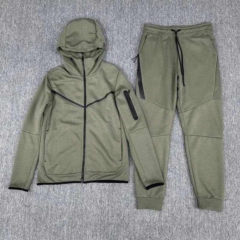 Army green suit