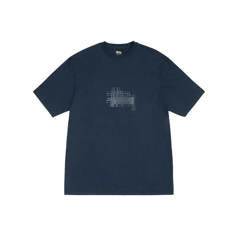 Refraction logo, short-sleeved navy blue