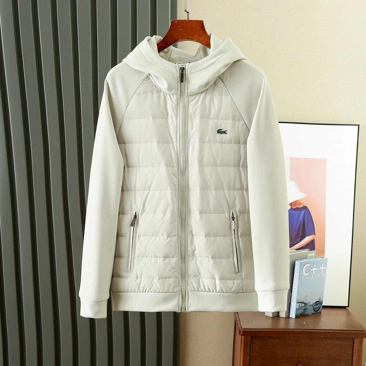 02-White (Cotton Padded Jacket)