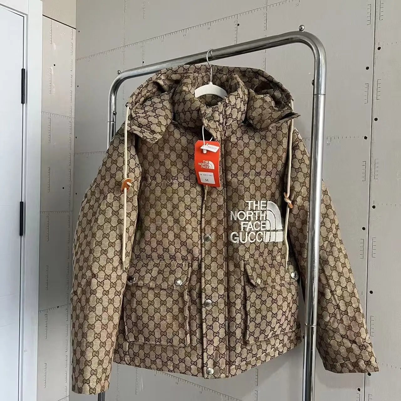 Gucci03-Khaki (Cotton Padded Jacket)