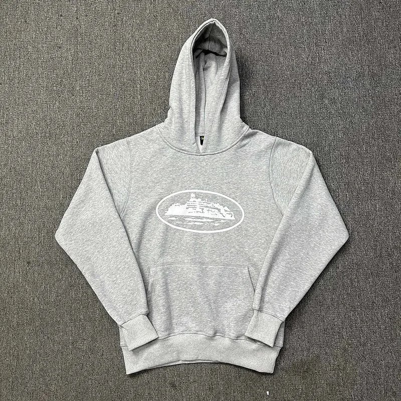 910 Gray Hooded Sweatshirt