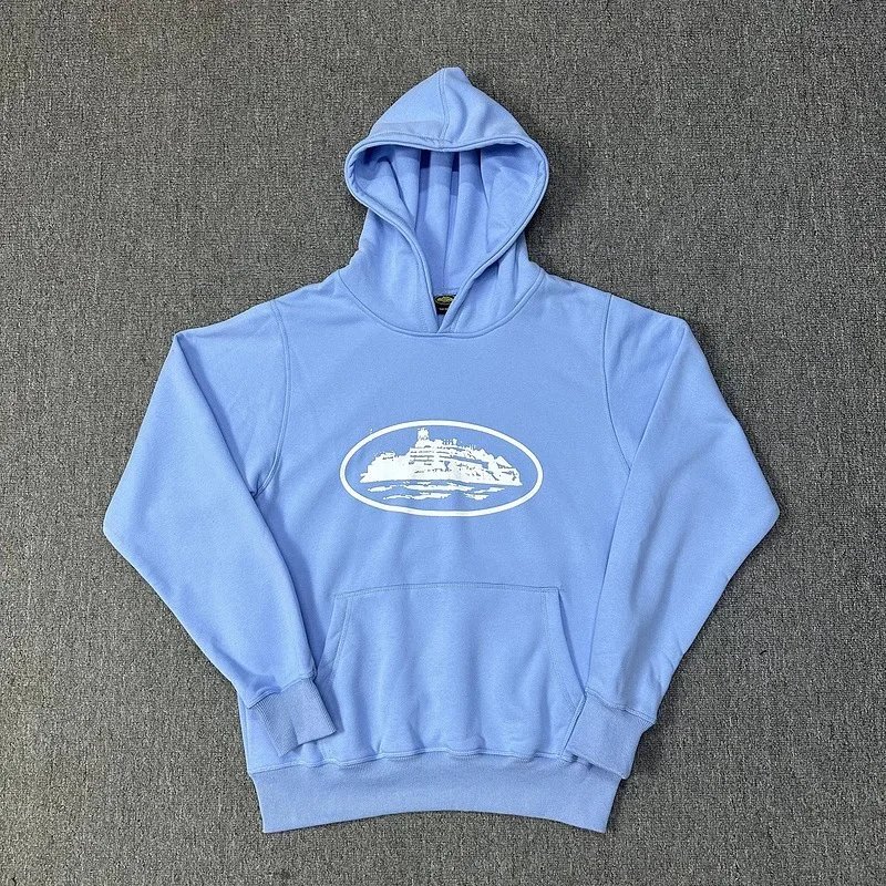 910 Sky Blue Hooded Sweatshirt