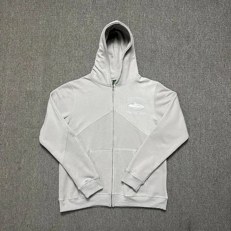 709 gray zip-up jacket