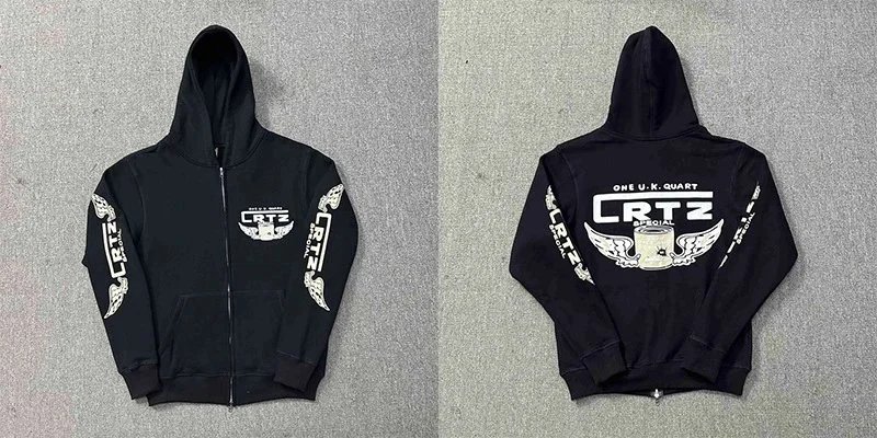 717 Black Zippered Jacket
