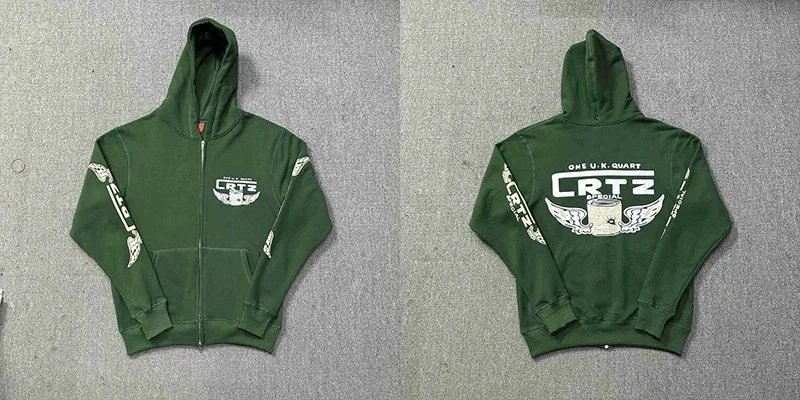 717 Green Zippered Jacket