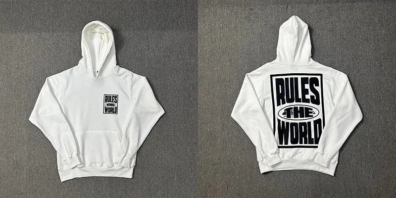 922 White Hooded Sweatshirt