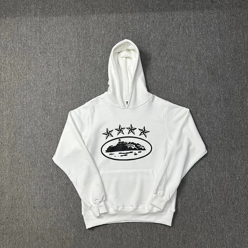 917 White Hooded Sweatshirt