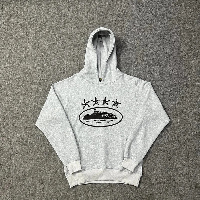 917 Gray Hooded Sweatshirt