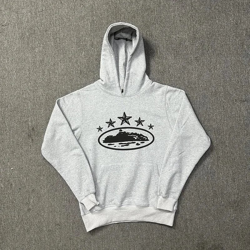 919 gray hooded sweatshirt